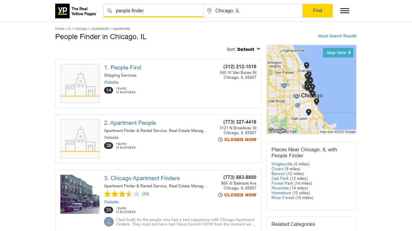 People Finder in Chicago, IL with Reviews - YP.com - Yellow Pages